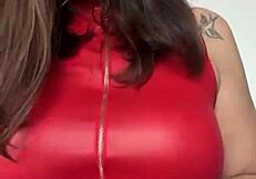 i train you to obey my big tits as your curvy brunette mommy mistress