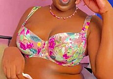 Beautiful Brunette Homemade Solo Pussy Play Dripping Creamy Mess