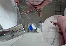 shower pissing floods with ecstatic fetish thrill