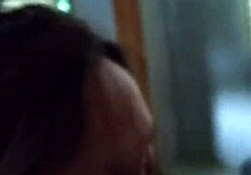 amateur milf candi annie deepthroats fan cock backstage then swallows huge rv mouthful