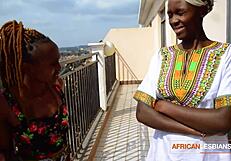 Big ass ebony lesbians oil up finger clits lick sloppy wet pussies until squirting orgasms