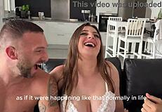 Jacquie Michel threesome tempts with Luna Doll's fuck doll curves