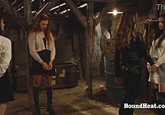 hey busty slave, wanna feel madame's fingers groping your bound tits and pussy?