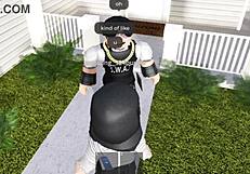 muslim arab girl in roblox begs for my cock and gets fucked hard