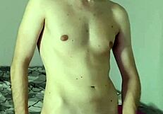 Secret Webcam Solo Masturbation Bursts into Face Cumshot