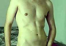 Secret Webcam Solo Masturbation Bursts into Face Cumshot