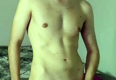 Secret Webcam Solo Masturbation Bursts into Face Cumshot