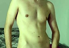 Secret Webcam Solo Masturbation Bursts into Face Cumshot