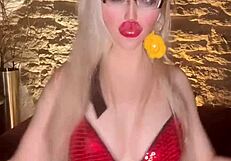 blonde singer findom goaldigger controls domination christmas belly dance fetish!