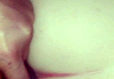 Tight girlfriend bends over with buttplug, squirting as boyfriend fucks her doggystyle hard