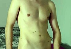 Secret Webcam Solo Masturbation Bursts into Face Cumshot