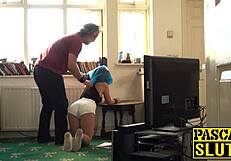 this teen subslut gets spanked bound deepthroated and fucked hard by dominant male