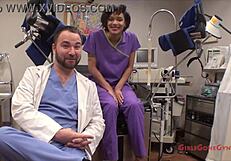 Nurse Jackie Banes humiliates patient in latex gloves