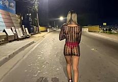 your wife flashing her ass on the street - brazilian exibismo at its hottest?