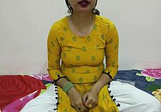 Indian step sis seduces step bro for first creampie ride in Hindi