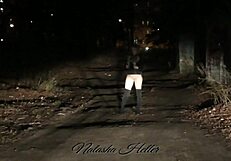 hey check out autumn's naked public walk flashing her tits and pussy