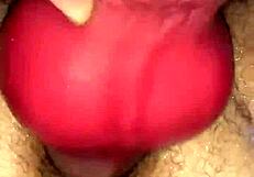 hairy bbw milf spreads wide for deep fisting till she squirts wildly