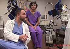 Nurse Jackie Banes humiliates patient in latex gloves