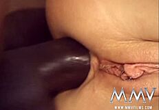 Pierced Blonde Milf Anally Pounded by Black Cock Hardcore