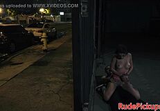 i picked up this petite spex teen outdoors she sucks my cock rough then rides cowgirl bound