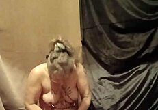 french maid slave bound humiliated pisses during belt session outdoors