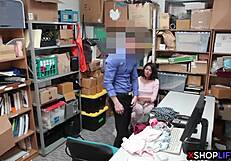 mall cop fucks petite teen shoplifter hardcock