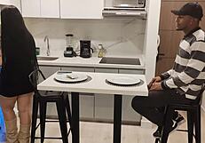 curvy colombian antonella jones pays delivery guy with big ass juicy tits fucked hard cum in mouth