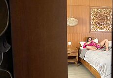 Petite Cums Hard on Monster Cock Vibrator Ride