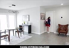 oh man, petite 18+ blonde teen stepdaughter katie kush and stepson david lee join big ass stepmoms sophia locke summer stevens for hot lesbian groupsex...