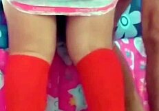 Shy Homemade Mexican Teen Gets Creampied by Teacher Outdoors