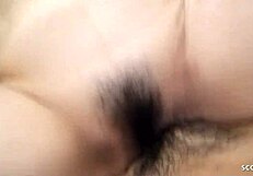 Tricked Japanese secretary office creampie fuck