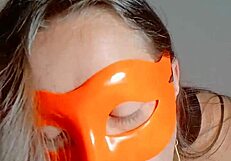 cheating wife masturbates big pussy cameltoe for boss without condom