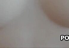 Pov perky redhead teen sucks and titfucks hard