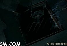 Bound beauty endures electric sadomasochism shocking her tight shaved pussy during hardcore punishment