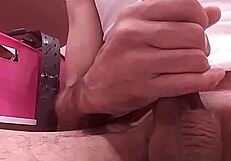 Solo monster big cock throbs ready for action