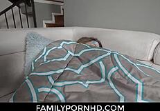 i can't believe stepsis squirted all over my huge cock outdoors