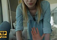 lana bunny's teen heart races as she's bribed for rough anal ride on your throbbing cock