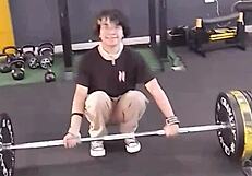 maluma moans loud facing camera in homemade fitness fuck