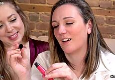 Sissy Dress-Up Spitroast Clara Dee POV Strapon Sex with Elle Eros