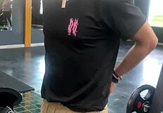 maluma moans loud facing camera in homemade fitness fuck