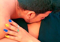 Slim wife takes husband's intense hardcore pounding