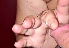 milf slurps that cock so deep 😍 hard sucking action