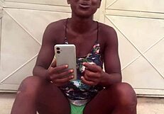 Crazybitch twerks wildly to nigeria afro beats