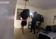 Staar and homegirl bent over for big black cock doggystyle threesome