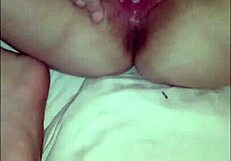 Hannah Horn overflows with cum and piss after relentless creampie pounding