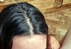 Argentine Teen Gobbles Cock Like Crazy!