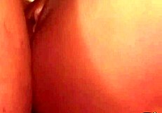 Big Tits Bitch Masturbates Clit Before Double Penetration with Two Guys