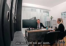 i couldn't believe this library slut craved my cock so bad at work