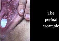 Hannah Horn overflows with cum and piss after relentless creampie pounding