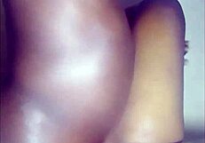 Brown Skin Ebony Neighbor Rides Fat Cock Mercilessly At Home